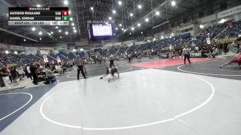 126 lbs Quarterfinal - Jackson Rugaard, Team Grand Valley Elite vs Daniel Jordan, Bennett WC