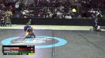 5A 113 lbs Champ. Round 1 - Sergio Gutierrez, Rio Grande vs Damian Trujillo, Atrisco Heritage Academy