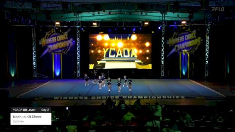 Nashua K9 Cheer - Cyclones [2025 YCADA U8 Level 1 Day 2] 2025 Winners Choice Live at Mohegan Sun