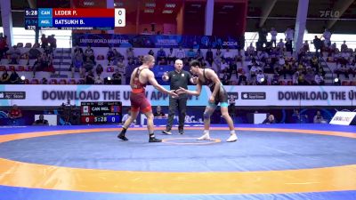 74 kg Qualif. - Patrik Leder, Canada vs Batbayar Batsukh, Mongolia