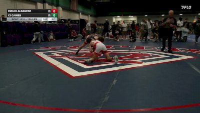 126 lbs Consi Of 8 #1 - Emilio Albanese, PA vs Cj Caines, PA