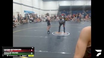 82 lbs Round 3 (4 Team) - Daylin Fraley, Ohio Heros vs Calvin McLain, Bad Bass