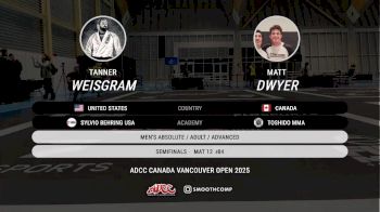 Tanner Weisgram vs Matt Dwyer 2025 ADCC Vancouver Open