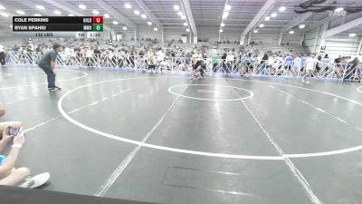 132 lbs Rr Rnd 3 - Cole Perkins, Golden Eagles - HSB vs Ryan Spahiu, MetroWest United Storm - HSB