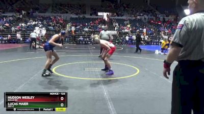 125 lbs Cons. Round 4 - Hudson Wesley, Bulls WC vs Lucas Maier, SOT-C