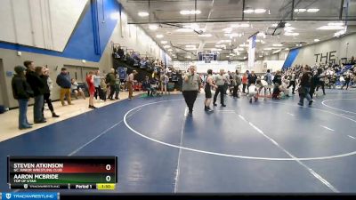 120 lbs Champ. Round 2 - Steven Atkinson, GC Junior Wrestling Club vs Aaron McBride, Top Of Utah