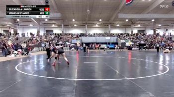 Girls 152 lbs Champ. Round 1 - Elizabella Lauren, West Creek High School vs Jennelle Phares, Walker Valley High School