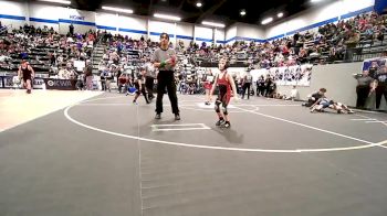 66 lbs Consi Of 4 - Conley Robinson, Pawnee Peewee Wrestling vs John Tiffany, Newcastle Youth Wrestling