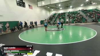 190 lbs Semifinal - Shauna Anderson, Thunder Ridge vs Alicia Alemãn, Lyman