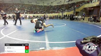 170 lbs Round Of 16 - Lucas White, ReZults Wrestling vs Cooper Perkins, Perkins-Tryon Youth Wrestling