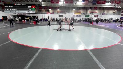 157 lbs Champ. Round 1 - Invi Bella, Graceland University vs Cody Hughes, Central Methodist