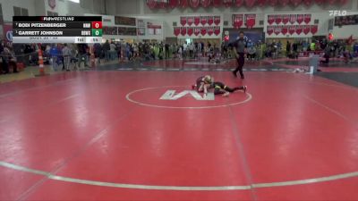 55 lbs Quarterfinal - Garrett Johnson, Dakota Boyz Wrestling Club vs Bodi Pitzenberger, No Nonsense Wrestling