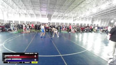 138 lbs Cons. Round 3 - Jameson Moore, CA vs Jayden Anderson, AZ