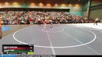 165 lbs Champ. Round 2 - Konor Crisp, Carson vs Breck Worthen, Reno