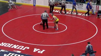 212 lbs Round Of 32 - SunJay Jones, Corry vs Sj McCartney, Kiski Area