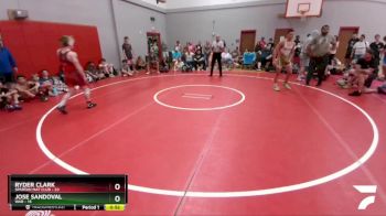 142 lbs Round 3 (6 Team) - Jose Sandoval, WAR vs Ryder Clark, Spartan Mat Club