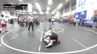 126 lbs Cons. Round 1 - Ezekiel Bayardo, Immanuel vs Rocco Falcione, Palisades Charter