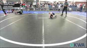 45 lbs Consi Of 8 #2 - Dominic McGhghy, Darko Valley Wolf Pack vs Stone Howard, Marlow Outlaws
