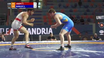 74 kgs Quarterfinal - Vincenzo Joseph (USA) vs Semen Radulov (UKR)