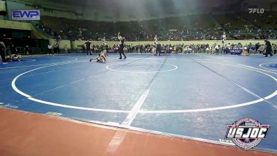 67 lbs Consi Of 16 #1 - Cooper Strausbaugh, Spartan Mat Club vs Nico Banks, Shawnee Takedown Club