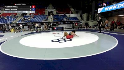 215 lbs Cons. Rd Of 32 - Joseph Favia, IL vs Emery Slater, ND
