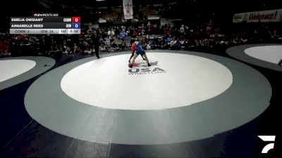 140 lbs Emelia Owsiany, CMWA - Coastal Mountain Wrestling Association vs Annabelle Reed, IEWA - Inland Empire Wrestling Association