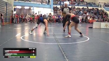 138 lbs Cons. Round 5 - Lorenzo Call, Stansbury vs Landyn Schmidt, Minico