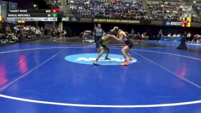 184 lbs Champ. Round 1 - Khalil Mitchell, Averett vs Kasey Ross, Wartburg
