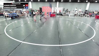 150 lbs Konnor Fordyce, Team Idaho vs Dominick Durham, Team Louisiana