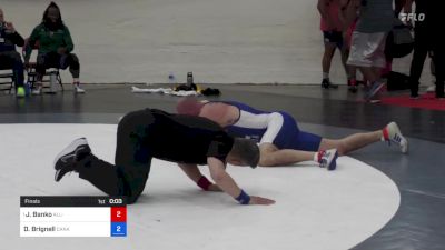 78 kg Final - Jon Banko, All-American Wrestling Club vs Derek Brignell, Canada