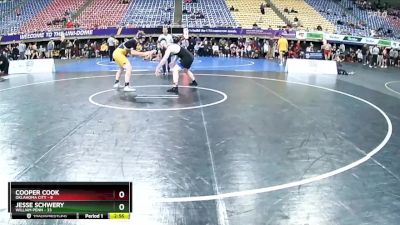 197 lbs Semis (4 Team) - Cooper Cook, Oklahoma City vs Jesse Schwery, William Penn