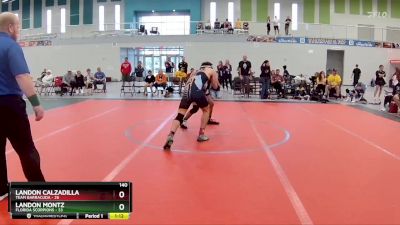 140 lbs Round 4 (6 Team) - Landon Montz, Florida Scorpions vs Landon Calzadilla, Team Barracuda