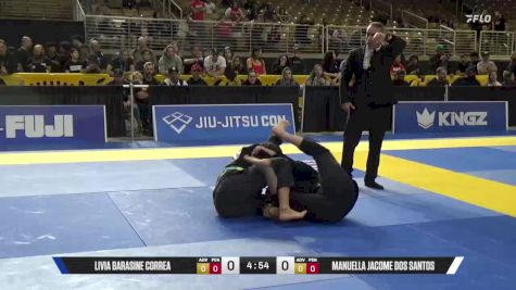 Manuella Jacome Dos Santos vs Livia Barasine Correa 2025 Pan Jiu Jitsu IBJJF Championship