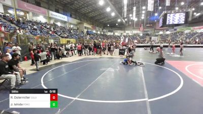 58 lbs Consi Of 4 - Ryker Ostermiller, Colorado Outlaws vs Joshua Ishida, Pomona Elite