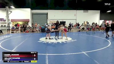 187 lbs Semis & 3rd Wb (16 Team) - Daniel Jackson, Illinois vs William Schafer, Ohio Grey