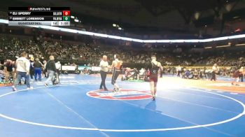 144 Class 1 lbs Quarterfinal - Eli Sperry, Gallatin vs Emmett Lorenson, Palmyra