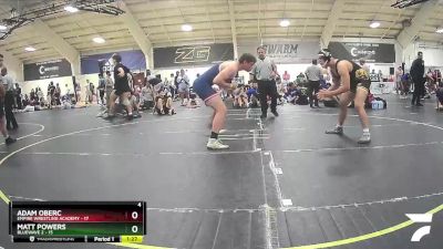 180 lbs Round 3 (6 Team) - Adam Oberc, Empire Wrestling Academy vs Matt Powers, BlueWave 2