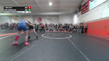 100 lbs Cons. Semi - Erin McMullan, Green River vs Abi Clay, Moffat County