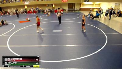 115 lbs Round 1 (4 Team) - Bo Holland, NRHEG vs Jaxton Hermann, New Prague