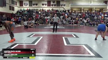 190 lbs Round 2 - Gianni Speller, Waterloo East vs Austin Pace-Wurr, West Liberty