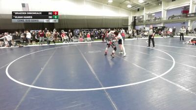 190 lbs Cons. Sub-semis - Elijah Hawes, Empire Wrestling Club vs Braeden Simoneaux, Rebel Wrestling Club