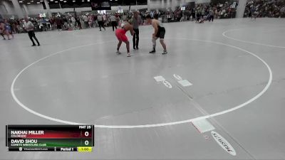 215 lbs Cons. Round 2 - Nakhai Miller, Colorado vs David Shou, Comets Wrestling Club