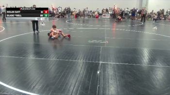 75 lbs Round 2 - Nolan Gatt, Backyard Brawlers vs Slade **Bell, Woodland Wrestling