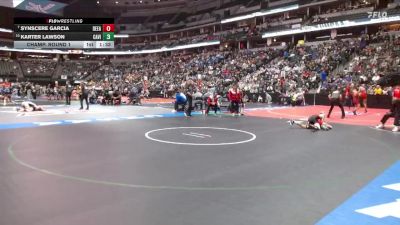 106-5A Champ. Round 1 - Synscere Garcia, Denver East vs Karter Lawson, Castle View