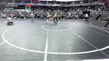 110 lbs Consi Of 4 - Kashta Freeland, Glasgow Wr Ac vs Max Corley, Purler