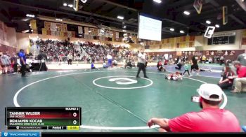 49/50 Round 2 - Tanner Wilder, San Jacinto vs Benjamin Kocab, Fallbrook Wrestling Club