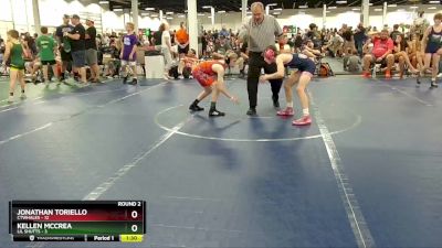 84 lbs Round 2 (4 Team) - Jonathan Toriello, CTWHALES vs Kellen McCrea, Lil Shutts