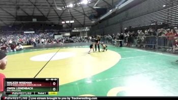 48-49 lbs Semifinal - Walker Wiseman, White River Hornets Wrestling Club vs Owen Leinenbach, BMA Wrestling