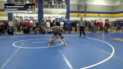 189 lbs R-32 - Malaki Washington, Linsly School-WV vs Lucas Parietti, Wyoming Seminary