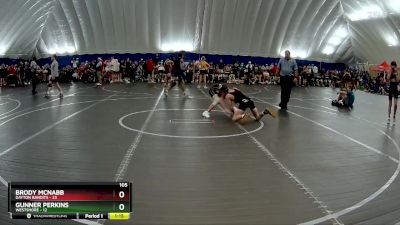 105 lbs Round 2 (8 Team) - Gunner Perkins, Westshore vs Brody McNabb, Dayton Bandits